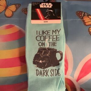 Star Wars Light Blue Coffee Socks